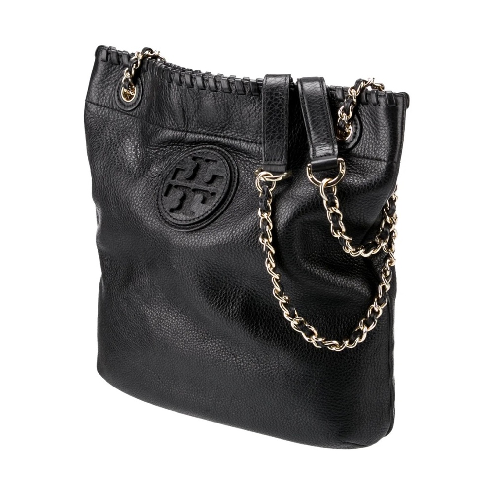Tory Burch Black Leather Shoulder Bag